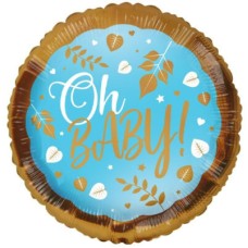 Balloon 'Oh Baby' Blue - Recycle